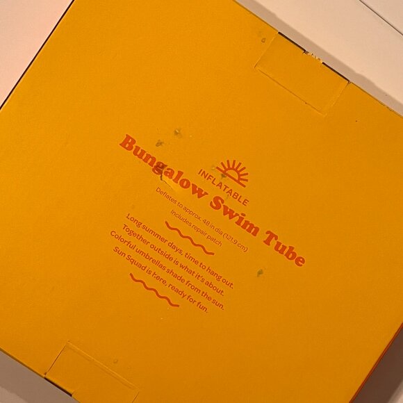 Swim Tube - Inflatable Pool Toy by Sun Squad (home/games/x) NEW - Picture 11 of 11